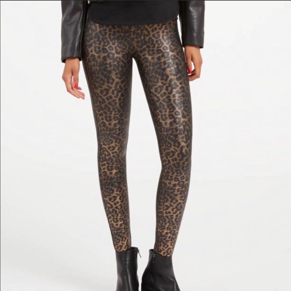 Leopard spanx leggings